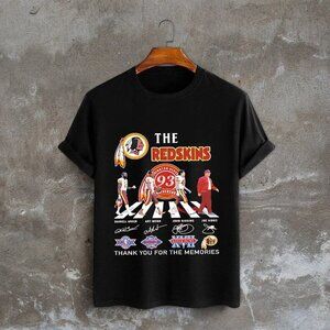 The Redskins 93th Anniversary Thank You For The Memories Signature TShirt